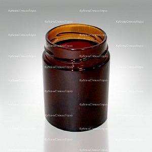 Стеклобанка 0,250 ТВИСТ (66) Deep Ровная (коричневая) банка стеклянная КСТ оптом и по оптовым ценам в Волгограде