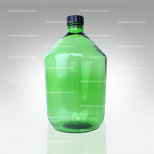 Бутыль 10,0 л Казацкий (зеленый) стеклянный оптом и по оптовым ценам в Волгограде