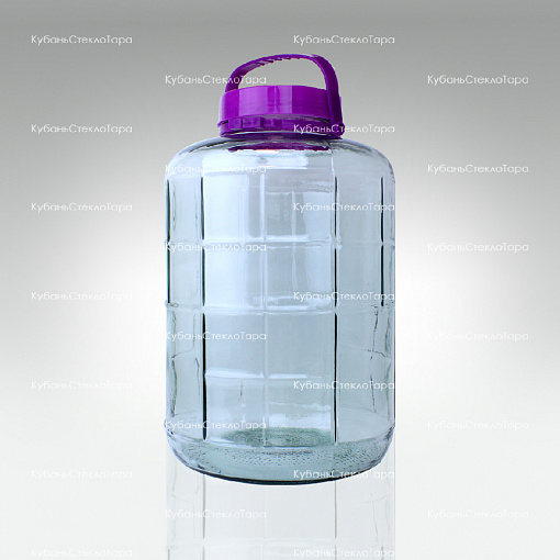 Бутыль (банка) стеклянный "фиолетовая" 20 л оптом и по оптовым ценам в Волгограде