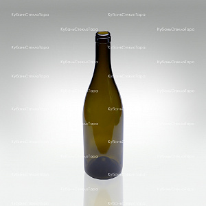 Бутылка 0,750 Бургундия оливковая (20/21/23) стекло оптом и по оптовым ценам в Волгограде