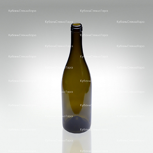 Бутылка 0,750 Бургундия оливковая (20/21/23) стекло оптом и по оптовым ценам в Волгограде