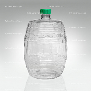 Бутыль 10,0 л Бочонок (прозрачный) стеклянный оптом и по оптовым ценам в Волгограде