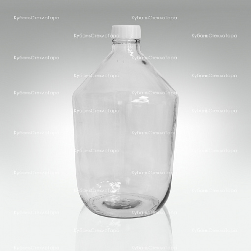 Бутыль 10,0 л Казацкий (прозрачный) стеклянный оптом и по оптовым ценам в Волгограде