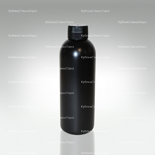 Флакон 0,200 л пластик черный (Din 24/410) оптом и по оптовым ценам в Волгограде