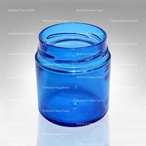 Стеклобанка 0,200  ТВИСТ (66)  Deep (синяя) банка стеклянная КСТ оптом и по оптовым ценам в Волгограде