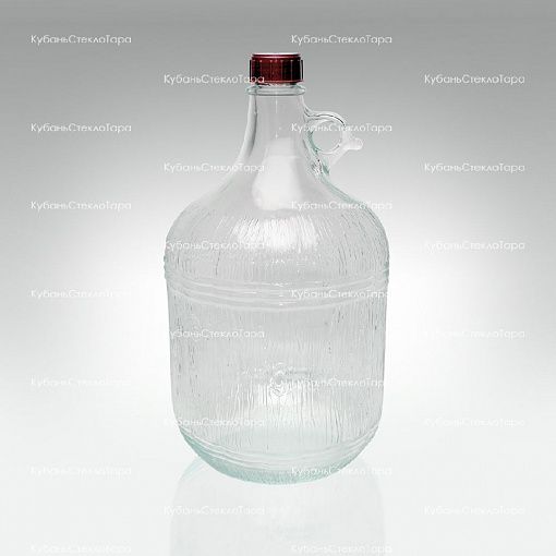 Винная бутылка 5 л "Дария" стекло с крышкой (38) оптом и по оптовым ценам в Волгограде