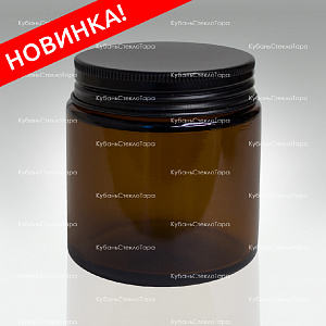 0,100 ТВИСТ коричневая банка стеклянная с черной алюминиевой крышкой оптом и по оптовым ценам в Волгограде