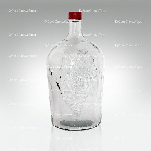 Винная бутылка 5 л (38) стекло с крышкой оптом и по оптовым ценам в Волгограде