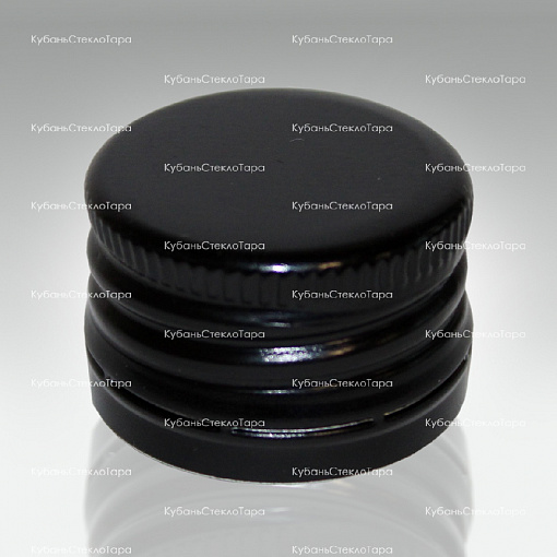 Колпачок алюминиевый с резьбой (25*17) черный в Волгограде оптом и по оптовым ценам