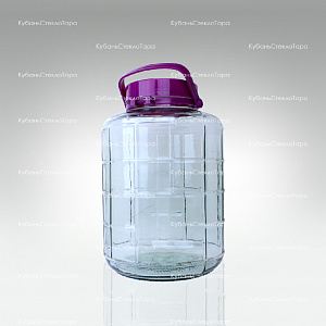 Бутыль (банка) стеклянный "фиолетовая" 12 л оптом и по оптовым ценам в Волгограде