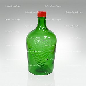 Винная бутылка 3 л (38) зеленая стекло оптом и по оптовым ценам в Волгограде