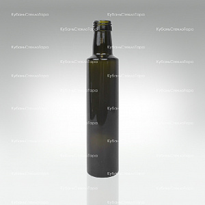 Бутылка 0,250  (31,5)"DORIKA" оливковая стекло оптом и по оптовым ценам в Волгограде
