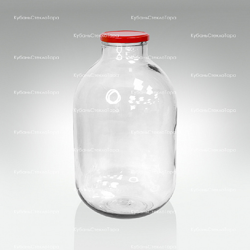 Бутыль 10 ТВИСТ (100) (прозрачный) стеклянный с крышкой оптом и по оптовым ценам в Волгограде