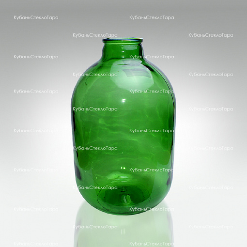 Бутыль СКО 10л (зеленый) стеклянный оптом и по оптовым ценам в Волгограде